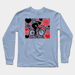 valentine cycling 2024 Long Sleeve T-Shirt